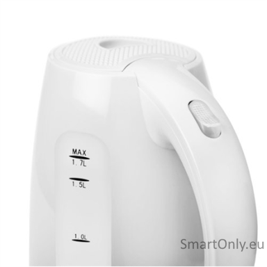 Camry | Kettle | CR 1255 | Standard | 2200 W | 1.7 L | Plastic | 360° rotational base | White