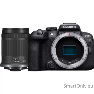 Canon | D.CAM EOS R10 RF-S 18-150 IS STM EU26 | Megapixel 24.2 MP | Image stabilizer | ISO sensitivity (max) 32000 | Wi-Fi | Video recording | Manual | CMOS | Black