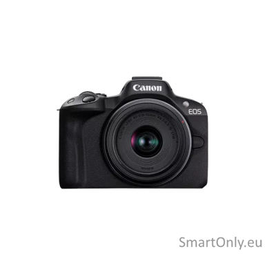 Canon | EOS R50 Mirrorless Camera Body (SIP) | Megapixel 24.2 MP | Image stabilizer | ISO sensitivity (max) 32000 | Display diagonal 2.95 " | Wi-Fi | Video recording | Automatic, manual | CMOS | Black
