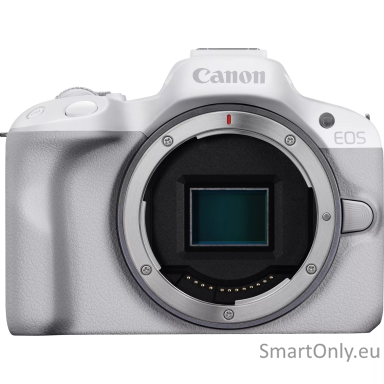 Canon | EOS R50 WH + RF-S 18-45mm F4.5-6.3 IS STM (SIP) | Megapixel 24.2 MP | Image stabilizer | ISO sensitivity (max) 32000 | Display diagonal 2.95 " | Wi-Fi | Video recording | Automatic, manual | CMOS | White