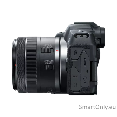 Canon | EOS R8 Mirrorless Camera Body (AIP) | Megapixel 24.2 MP | Image stabilizer | ISO sensitivity (max) 102400 | Display diagonal 3 " | Wi-Fi | Video recording | Automatic, manual | CMOS