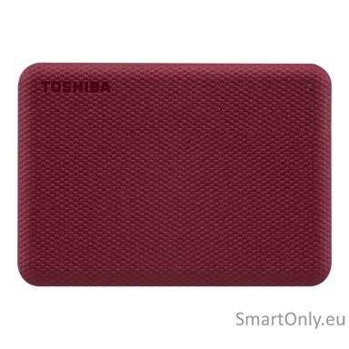 Canvio Advance | HDTCA40ER3CA | 4000 GB | 2.5 " | USB 3.2 Gen1 | Red