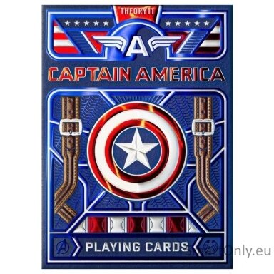 Captain America playing cards Theory11