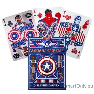 Captain America playing cards Theory11
