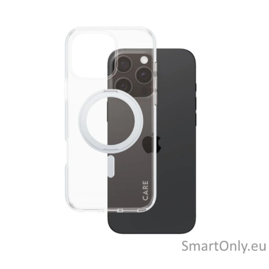 CARE by PanzerGlass Case Feature Silver Kickstand & MagSafe iPhone 16 Pro Max | CARE