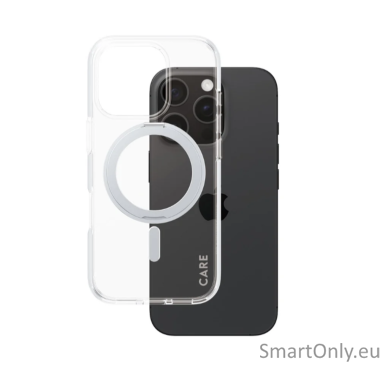 CARE by PanzerGlass Case Feature Silver Kickstand & MagSafe iPhone16 PRO | CARE