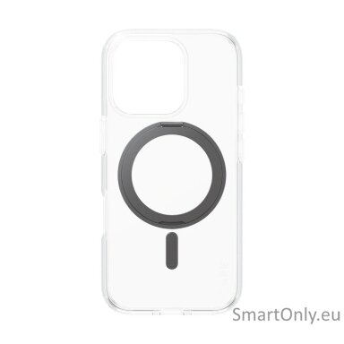 CARE by PanzerGlass Feature Case Transparent w. Black Kickstand & MagSafe iPhone 16 Pro | CARE