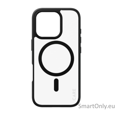 CARE Flagship Case | Back cover | Apple | iPhone 16 PRO | Recycled plastic | Black | MagSafe