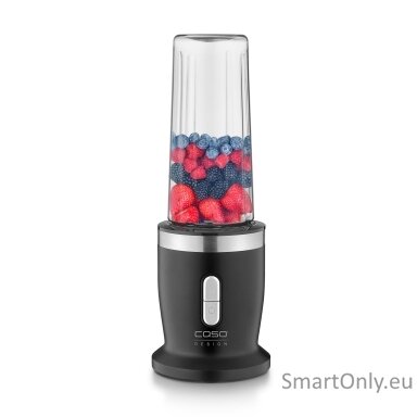 Caso Cordless Blender | Click & Blend | Tabletop | 240 W | Jar material Tritan | Jar capacity 0.5 L | Stainless steel/Matt Black Caso Cordless Blender | Click & Blend | Tabletop | 240 W | Jar material Tritan | Jar capacity 0.5 L | Stainless steel/Matt Black