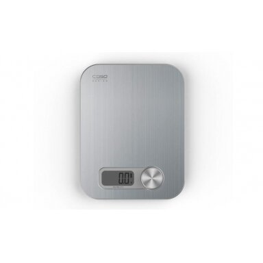 Caso Design kitchen scale Maximum weight (capacity) 5 kg Graduation 1 g Display type Digital Stainless Steel