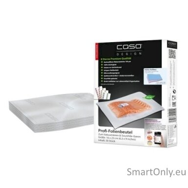 Caso Foil bags 01201 50 units Dimensions (W x L) 16 x 23 cm Ribbed