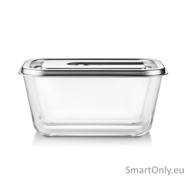 Caso Glass Vacuum Container with Plastic Lid | VacuBoxx Inox XL | Transparent