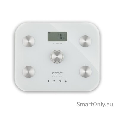 Caso | Scale | BodyEnergy Fit | Maximum weight (capacity) 150 kg | Accuracy 100 g | White