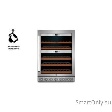Caso | Wine cooler | WineChef Pro 40 | Energy efficiency class G | Free standing | Bottles capacity Up to 40 bottles | Cooling type Compressor technology | Stainless steel/Black