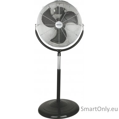 Camry CR 7307 Stand Fan, Number of speeds 3, 180 W, Diameter 45 cm, Black/Stainless steel 2