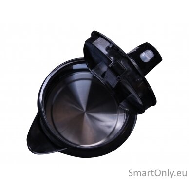 Camry Kettle CR 1255  Standard 2200 W 1.7 L Plastic 360° rotational base Black 7