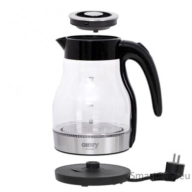 Camry Kettle CR 1300 Electric 2200 W 1.7 L Stainless steel 360° rotational base Black 3