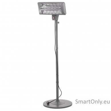 Camry Standing Heater CR 7737 Patio heater, 2000 W, Number of power levels 2, Suitable for rooms up to 14 m², Grey, IP24 1