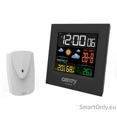 Camry Weather station CR 1166 Black, Date display 1