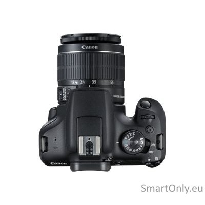 Canon | EOS | 2000D 18-55 III EU26 | SLR Camera Kit | Megapixel 24.1 MP | ISO sensitivity (max) 12800 | Display diagonal 3.0 " | Wi-Fi | Video recording | APS-C | Black 8 Canon | EOS | 2000D 18-55 III EU26 | SLR Camera Kit | Megapixel 24.1 MP | ISO sensitivity (max) 12800 | Display diagonal 3.0 " | Wi-Fi | Video recording | APS-C | Black 8