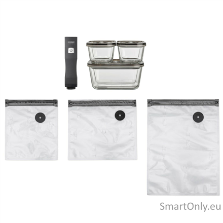 Caso Vacu OneTouch Vacuum sealer Eco-Set Black 1 Caso Vacu OneTouch Vacuum sealer Eco-Set Black 1