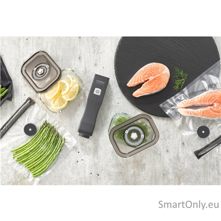 Caso Vacu OneTouch Vacuum sealer Eco-Set Black 6 Caso Vacu OneTouch Vacuum sealer Eco-Set Black 6