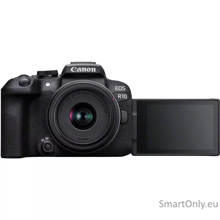 Canon | D.CAM EOS R10 Mirrorless Camera Body | Megapixel 24.2 MP | Image stabilizer | ISO sensitivity (max) 32000 | Wi-Fi | Video recording | Manual | CMOS | Black 6 Canon | D.CAM EOS R10 Mirrorless Camera Body | Megapixel 24.2 MP | Image stabilizer | ISO sensitivity (max) 32000 | Wi-Fi | Video recording | Manual | CMOS | Black 6