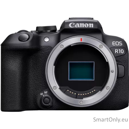 Canon | D.CAM EOS R10 Mirrorless Camera Body | Megapixel 24.2 MP | Image stabilizer | ISO sensitivity (max) 32000 | Wi-Fi | Video recording | Manual | CMOS | Black Canon | D.CAM EOS R10 Mirrorless Camera Body | Megapixel 24.2 MP | Image stabilizer | ISO sensitivity (max) 32000 | Wi-Fi | Video recording | Manual | CMOS | Black