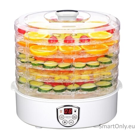 Camry | Food Dehydrator | CR 6659 | Power 240 W | Number of trays 5 | Temperature control | Integrated timer | White Camry | Food Dehydrator | CR 6659 | Power 240 W | Number of trays 5 | Temperature control | Integrated timer | White