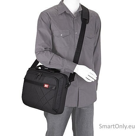 Case Logic | DLC115 | Fits up to size 15 " | Messenger - Briefcase | Shoulder strap | Black 12