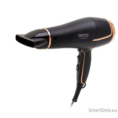 Camry Hair Dryer CR 2255 2200 W, Number of temperature settings 3, Diffuser nozzle, Black 4 Camry Hair Dryer CR 2255 2200 W, Number of temperature settings 3, Diffuser nozzle, Black 4