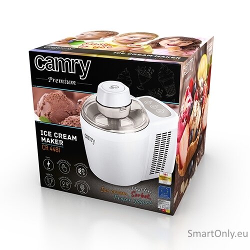 Camry | Ice Cream Maker | CR 4481 | Power 90 W | Capacity 0.7 L | White 1