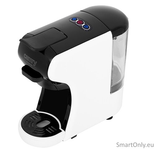 Camry | Multi-capsule Espresso machine | CR 4414 | Pump pressure 19 bar | Ground/Capsule | 1450 W | White/Black 4 Camry | Multi-capsule Espresso machine | CR 4414 | Pump pressure 19 bar | Ground/Capsule | 1450 W | White/Black 4