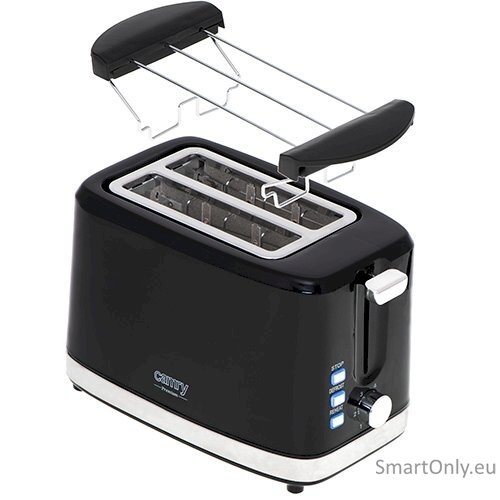 Camry Toaster CR 3218 Power 750 W Number of slots 2 Housing material Plastic Black 1 Camry Toaster CR 3218 Power 750 W Number of slots 2 Housing material Plastic Black 1