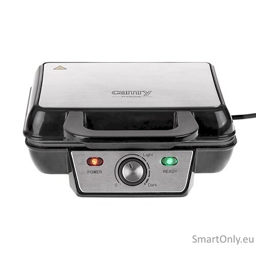 Camry Waffle Maker CR 3046 1600 W Number of pastry 2 Belgium Black/Stainless Steel 3 Camry Waffle Maker CR 3046 1600 W Number of pastry 2 Belgium Black/Stainless Steel 3