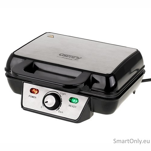 Camry Waffle Maker CR 3046 1600 W Number of pastry 2 Belgium Black/Stainless Steel 4