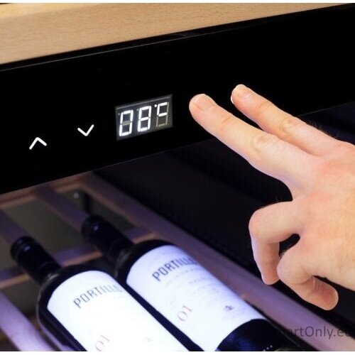 Caso | Smart Wine Cooler | WineExclusive 66 | Energy efficiency class G | Free standing | Bottles capacity bottles | Cooling type Compressor technology | Black Caso | Smart Wine Cooler | WineExclusive 66 | Energy efficiency class G | Free standing | Bottles capacity bottles | Cooling type Compressor technology | Black