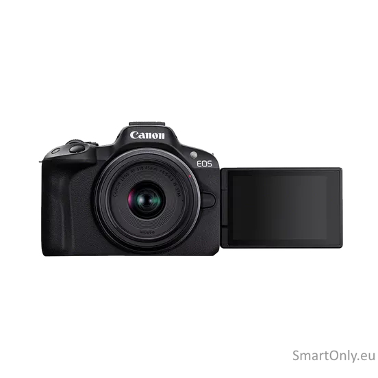 Canon | EOS R50 Mirrorless Camera Body (SIP) | Megapixel 24.2 MP | Image stabilizer | ISO sensitivity (max) 32000 | Display diagonal 2.95 " | Wi-Fi | Video recording | Automatic, manual | CMOS | Black 6 Canon | EOS R50 Mirrorless Camera Body (SIP) | Megapixel 24.2 MP | Image stabilizer | ISO sensitivity (max) 32000 | Display diagonal 2.95 " | Wi-Fi | Video recording | Automatic, manual | CMOS | Black 6