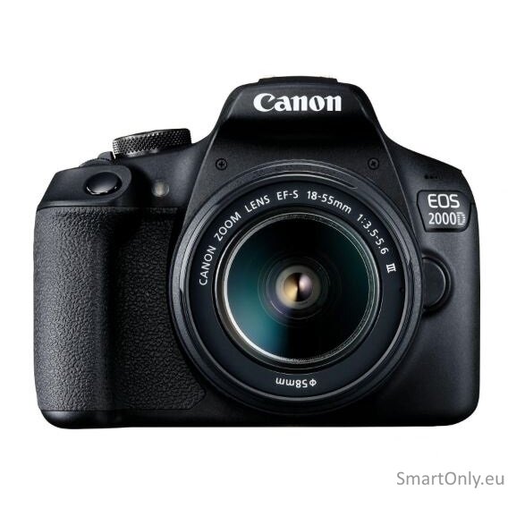 Canon | EOS | 2000D 18-55 III EU26 | SLR Camera Kit | Megapixel 24.1 MP | ISO sensitivity (max) 12800 | Display diagonal 3.0 " | Wi-Fi | Video recording | APS-C | Black 3 Canon | EOS | 2000D 18-55 III EU26 | SLR Camera Kit | Megapixel 24.1 MP | ISO sensitivity (max) 12800 | Display diagonal 3.0 " | Wi-Fi | Video recording | APS-C | Black 3