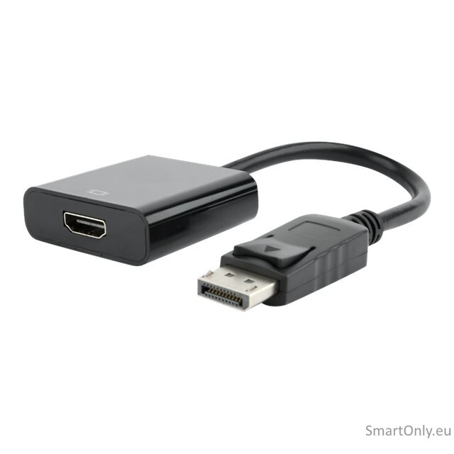 Cablexpert DisplayPort to HDMI adapter cable, Black | Cablexpert 2 Cablexpert DisplayPort to HDMI adapter cable, Black | Cablexpert 2