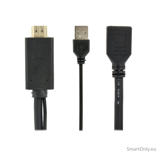 Cablexpert | Active 4K HDMI to DisplayPort Adapter | A-HDMIM-DPF-01 | Black | DisplayPort Female | HDMI Male (Type A) | 0.1 m 2 Cablexpert | Active 4K HDMI to DisplayPort Adapter | A-HDMIM-DPF-01 | Black | DisplayPort Female | HDMI Male (Type A) | 0.1 m 2