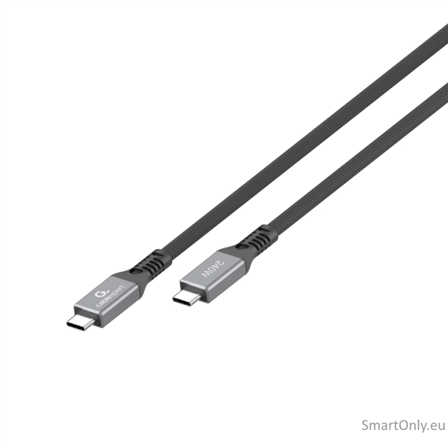 Cablexpert CCBP-USB4-CMCM240-0.3M Premium USB4 Type-C charging and data cable, 40 Gbps, 240 W, 0.3 m | Cablexpert 1 Cablexpert CCBP-USB4-CMCM240-0.3M Premium USB4 Type-C charging and data cable, 40 Gbps, 240 W, 0.3 m | Cablexpert 1