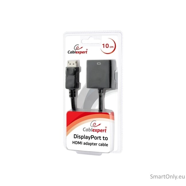 Cablexpert DisplayPort to HDMI adapter cable, Black | Cablexpert 3 Cablexpert DisplayPort to HDMI adapter cable, Black | Cablexpert 3
