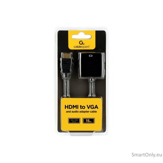Cablexpert | HDMI to VGA and audio adapter cable 5 Cablexpert | HDMI to VGA and audio adapter cable 5