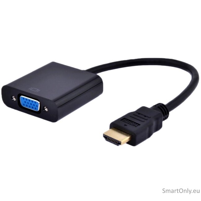 Cablexpert | HDMI to VGA and audio adapter cable Cablexpert | HDMI to VGA and audio adapter cable