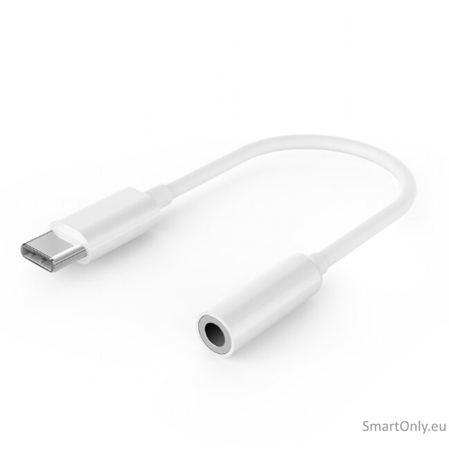 Cablexpert | USB type-C plug to stereo 3.5 mm audio adapter cable, White | A-CM-3.5F-01