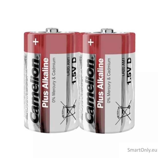 Camelion D LR20 Plus Alkaline šarminės baterijos 2 vnt. Camelion D LR20 Plus Alkaline šarminės baterijos 2 vnt.