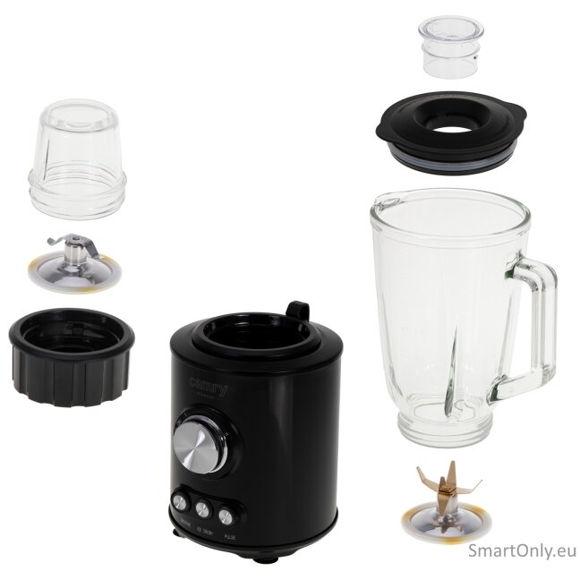 Camry Blender | CR 4088 | Tabletop | 1800 W | Jar material Glass | Jar capacity 1.5 L | Ice crushing | Piano Black 10 Camry Blender | CR 4088 | Tabletop | 1800 W | Jar material Glass | Jar capacity 1.5 L | Ice crushing | Piano Black 10