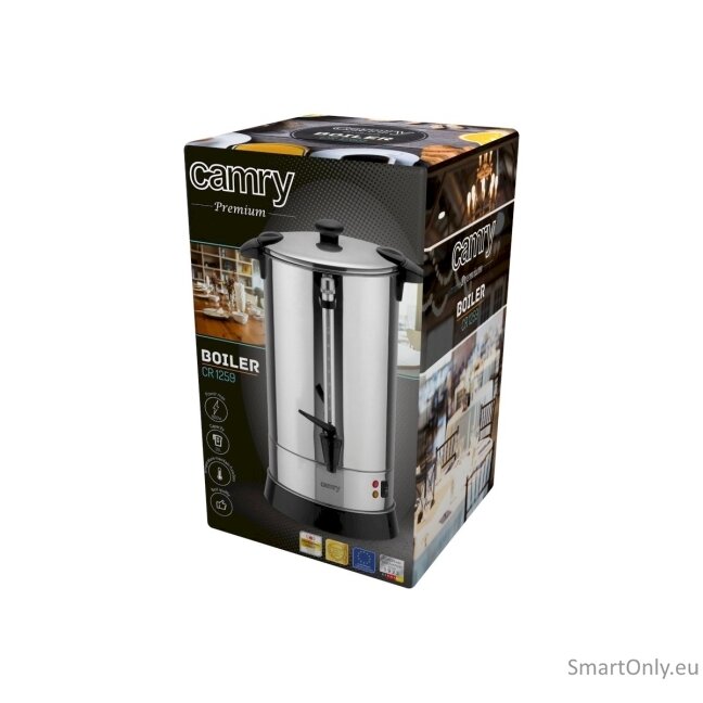 Camry Boiler CR 1259 Electric 1650 W 20 L Stainless steel Stainless steel 7