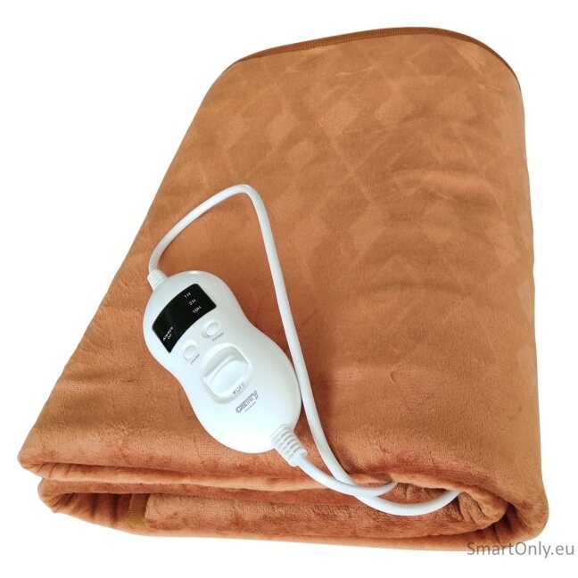 Camry | Electirc Heating Blanket with Timer | CR 7435 | Number of heating levels 8 | Number of persons 1 | Washable | Remote control | Super Soft Fleece/Polyester | 60 W